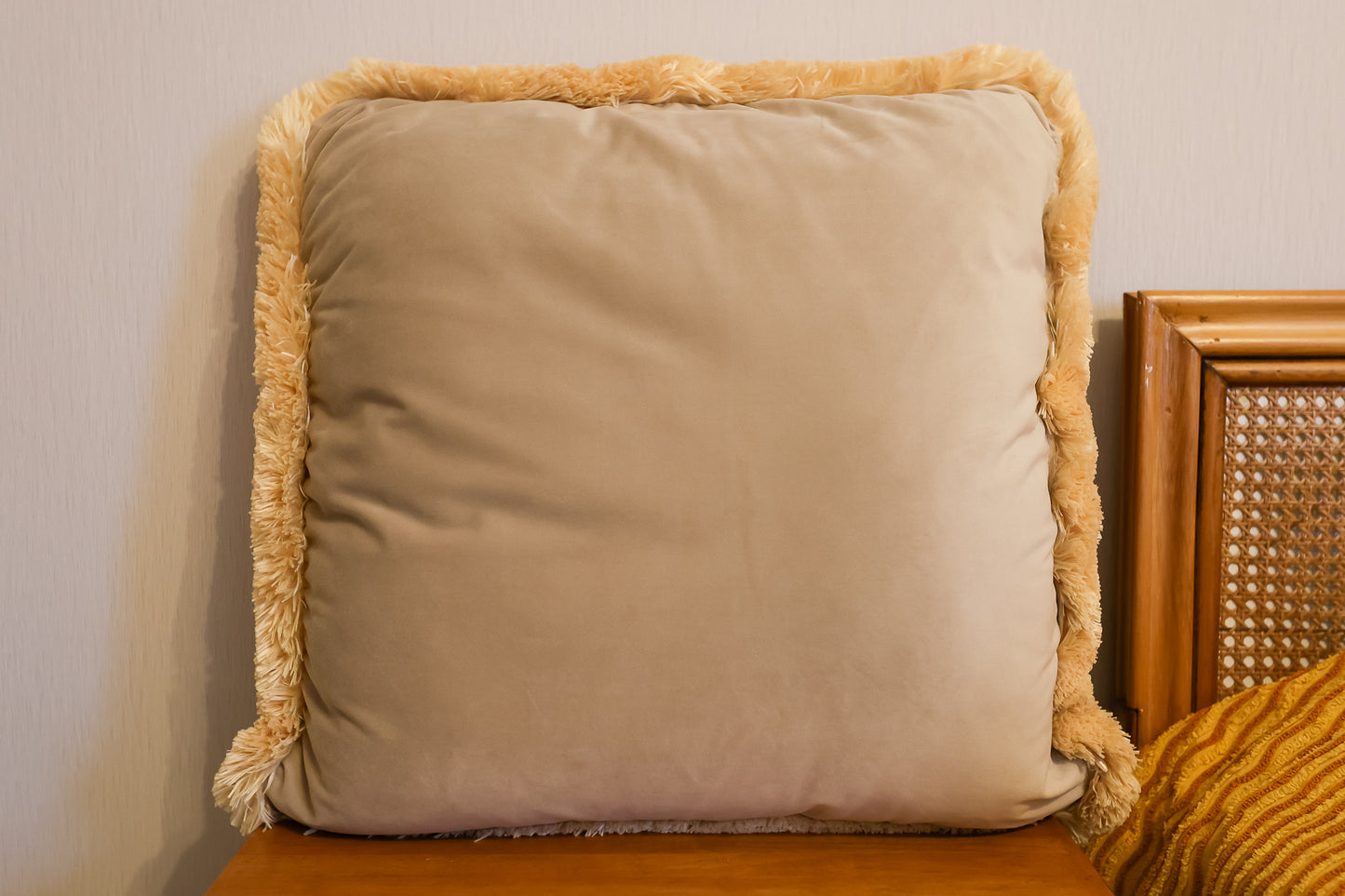 Exquisite Luxury Accent Pillow with Gold Embroidery
