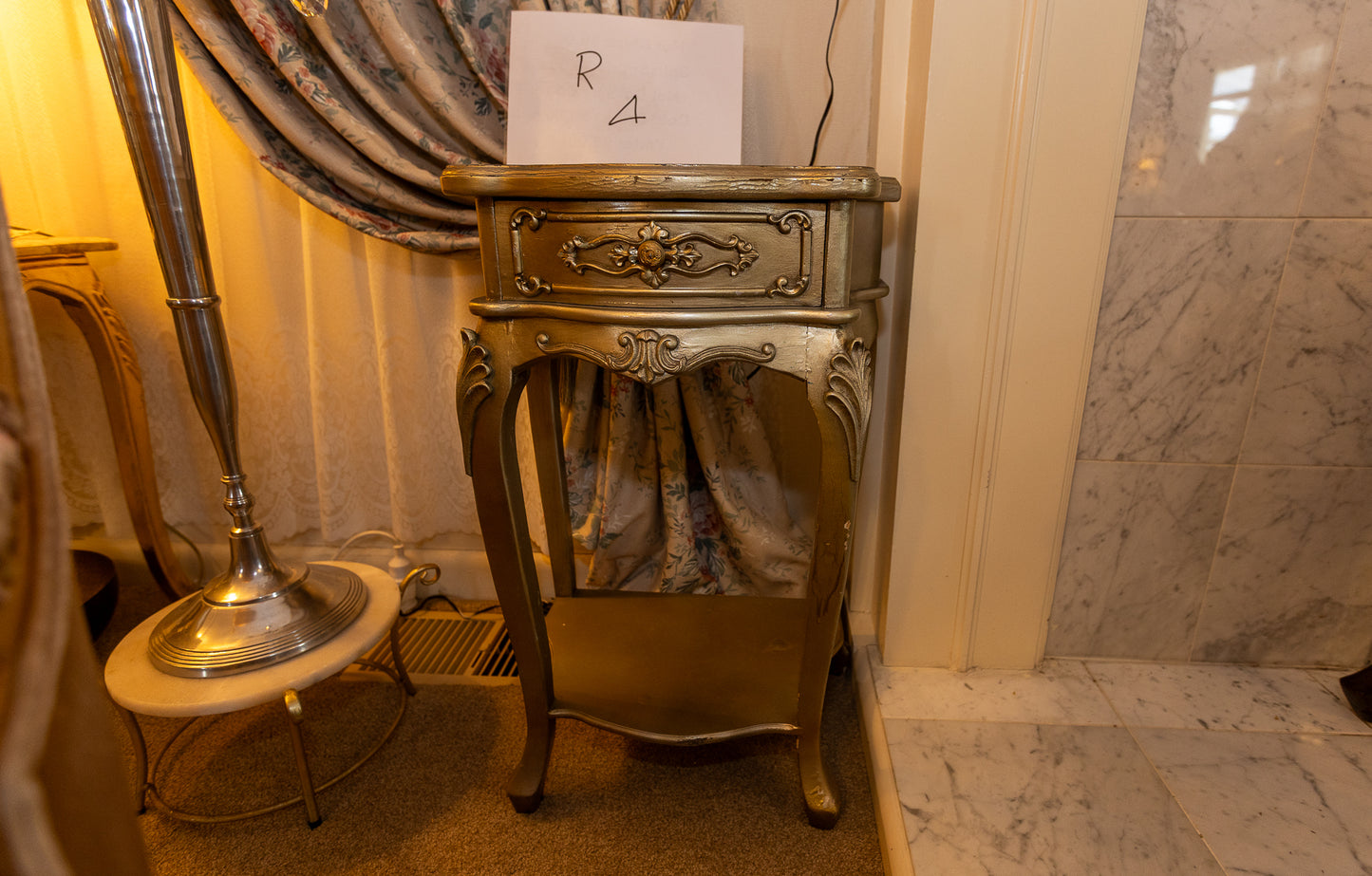 Vintage French Provincial Nightstand/Accent Table