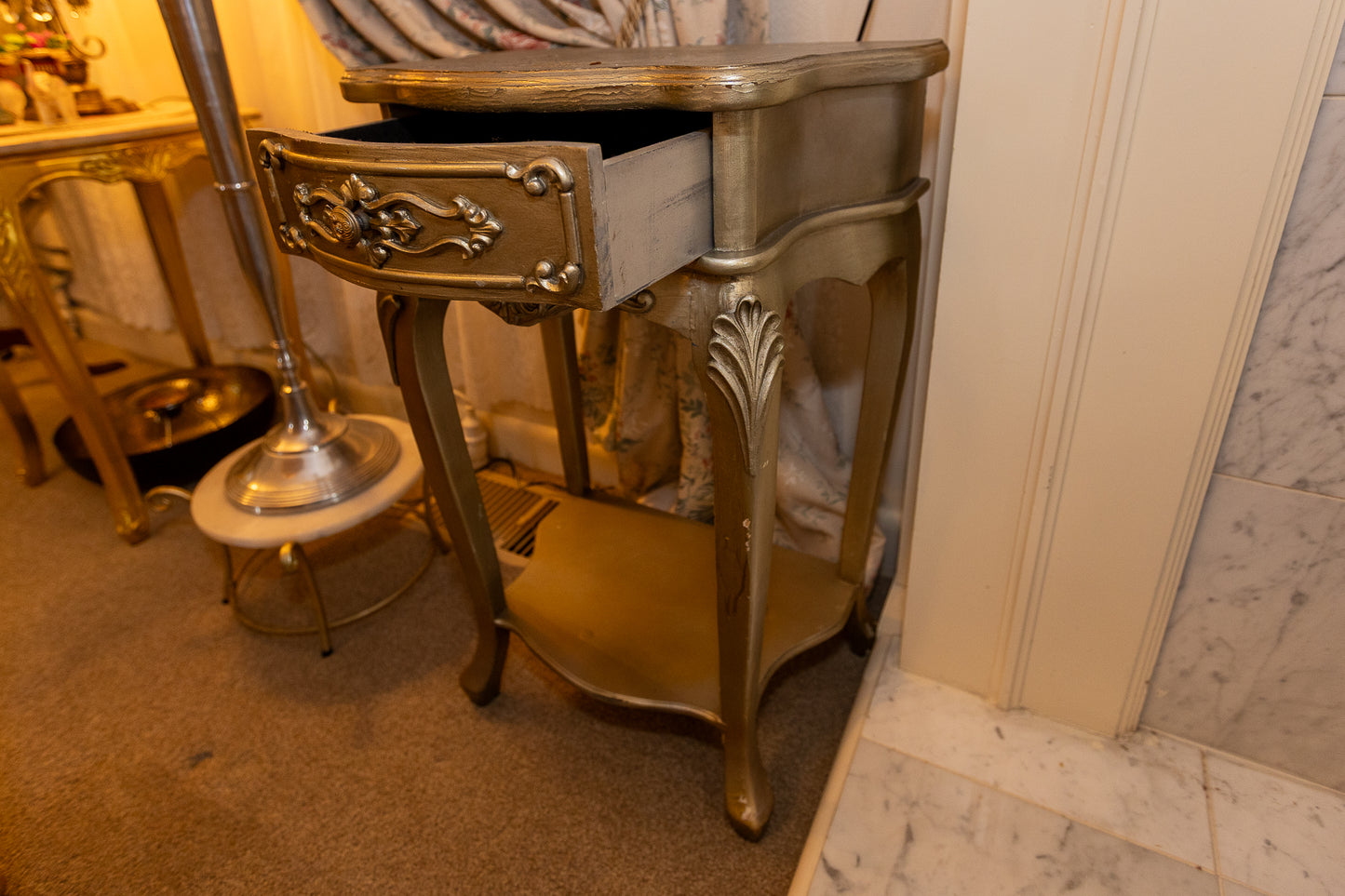 Vintage French Provincial Nightstand/Accent Table