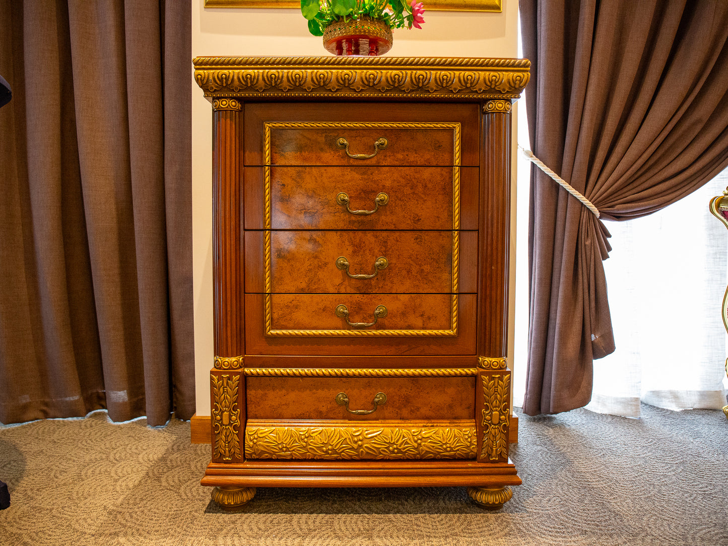 Elegant Neoclassical Chest of Drawers
