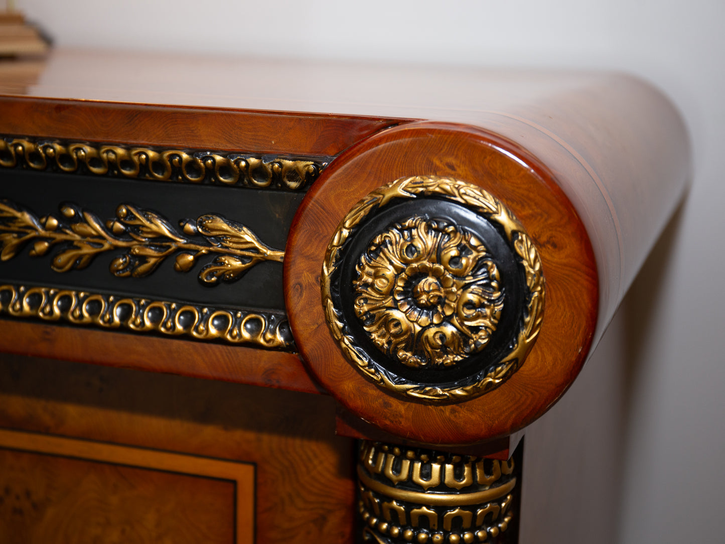 Ornate Regal Long Sideboard Buffet Cabinet