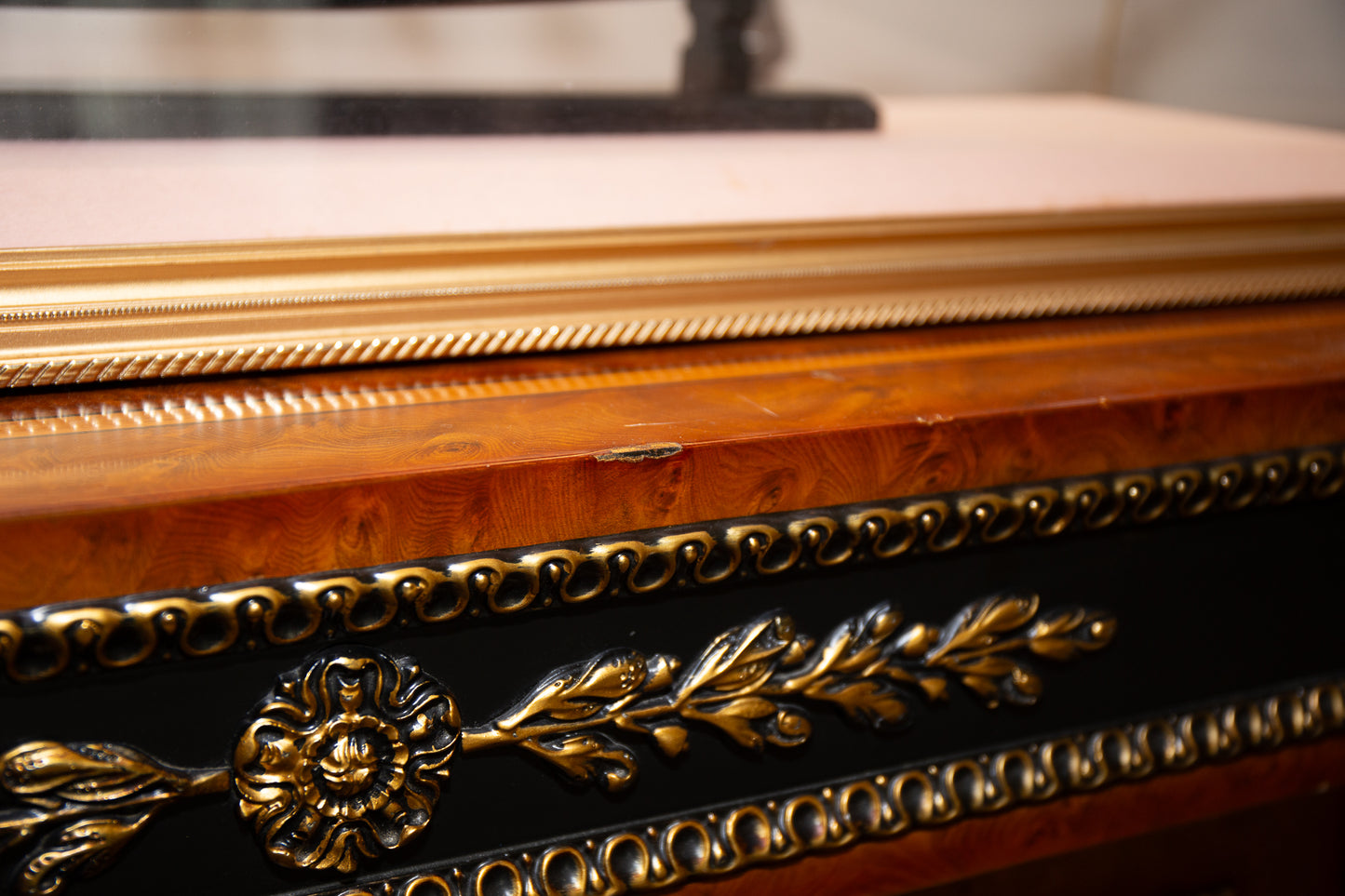 Ornate Regal Long Sideboard Buffet Cabinet