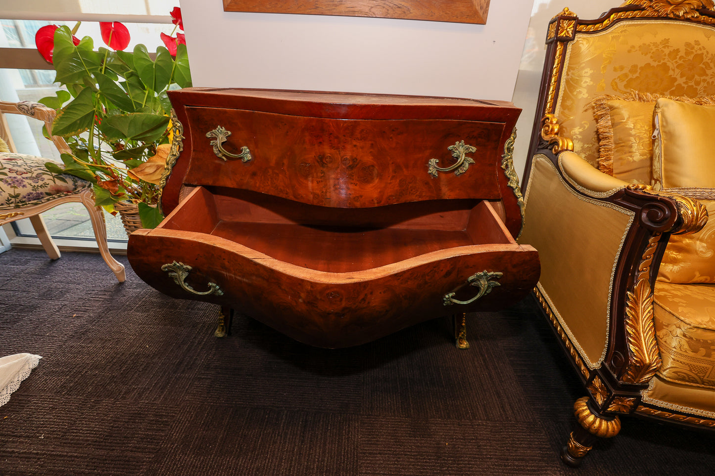 French Louis XVII Walnut Chest Drawer