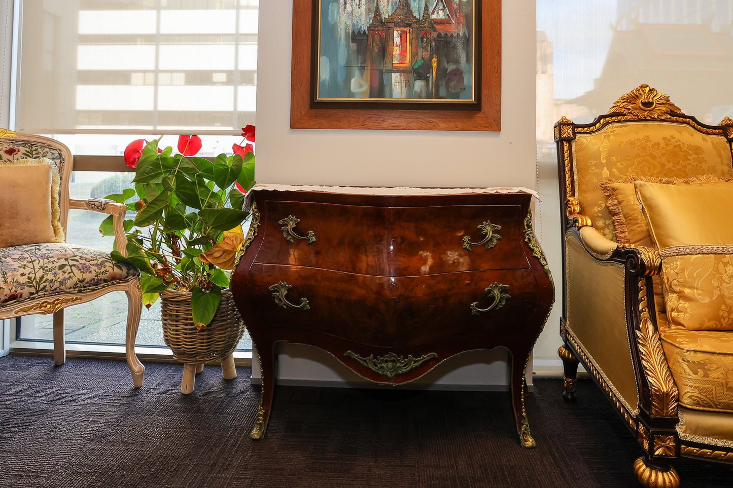 French Louis XVII Walnut Chest Drawer