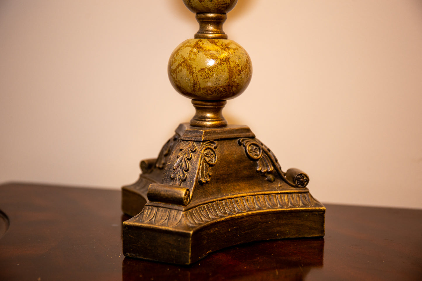 Vintage Candlestick Lamp