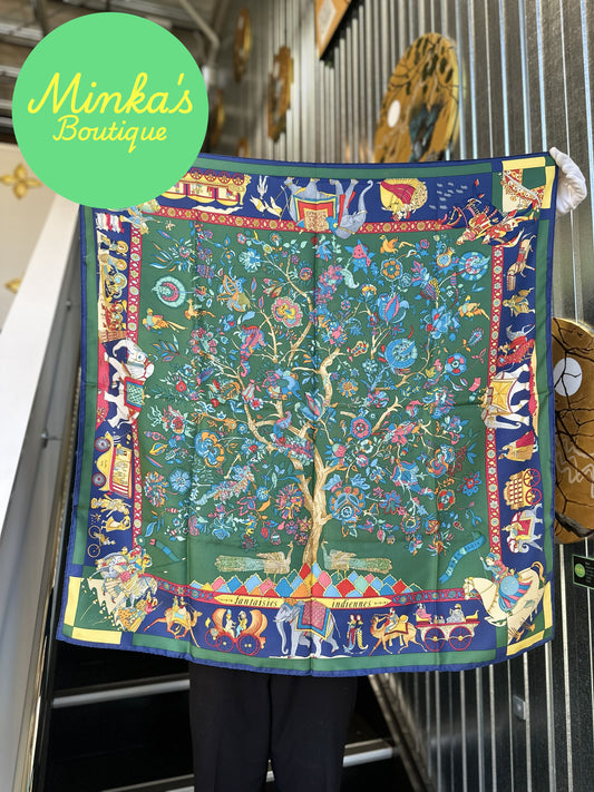 Hermès Fantaisies Indiennes 90cm Silk Scarf