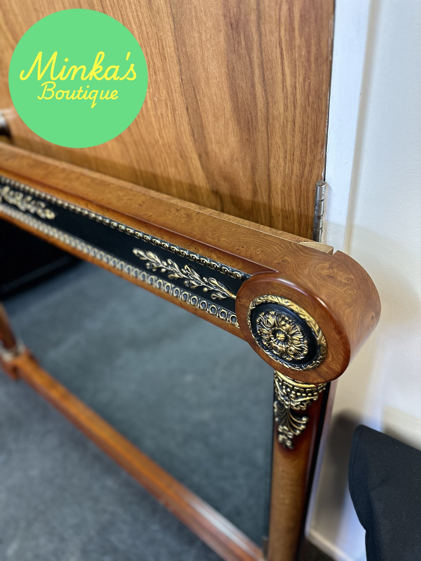 Empire Style Overmantel Mirror