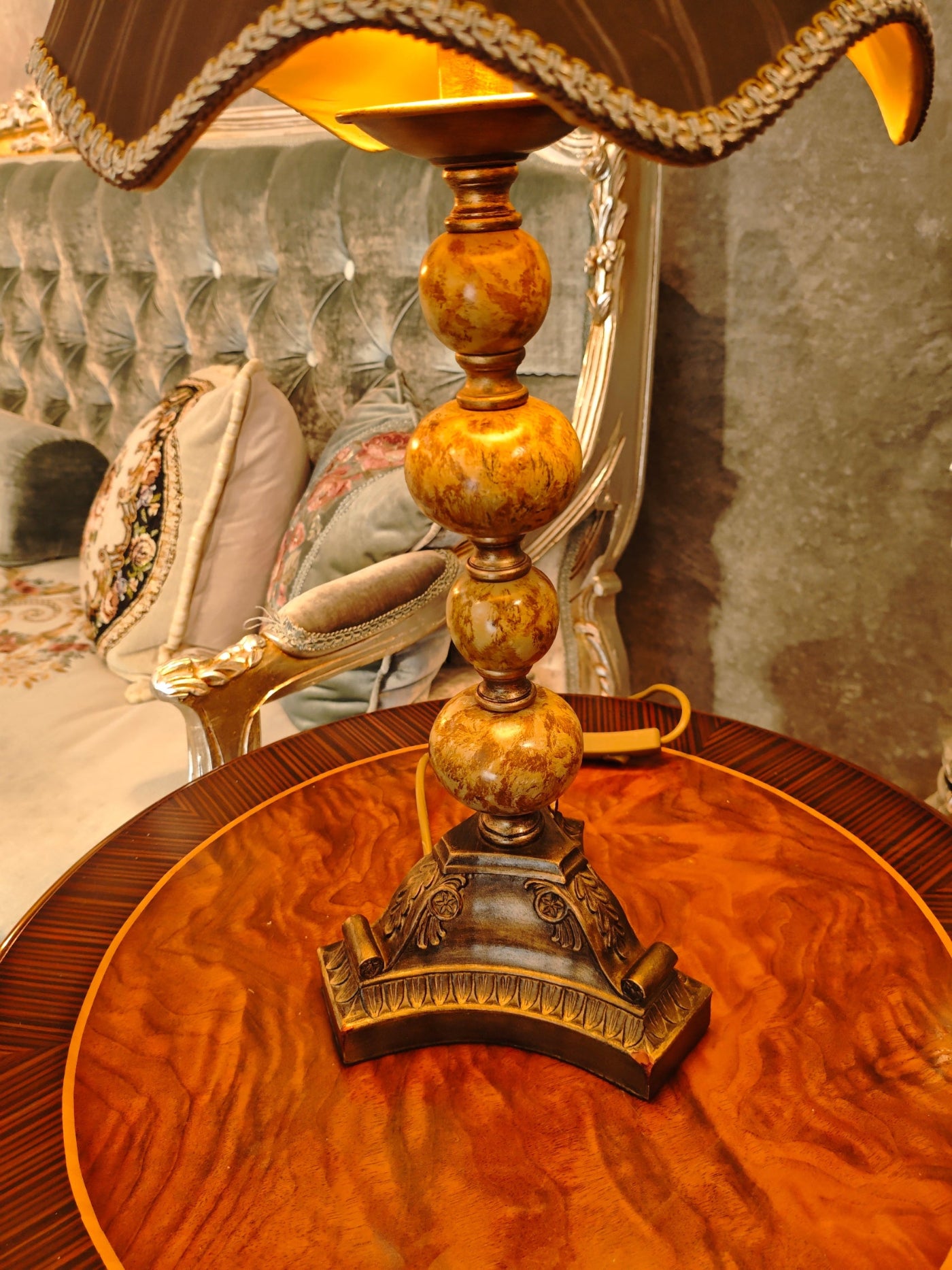 Vintage Candlestick Lamp