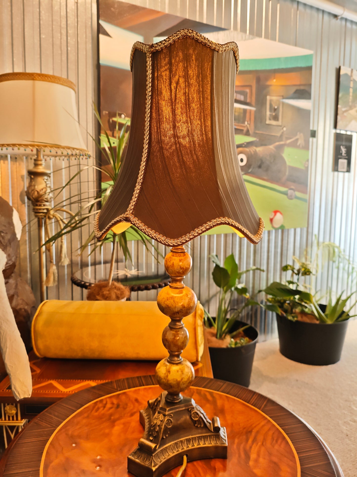 Vintage Candlestick Lamp