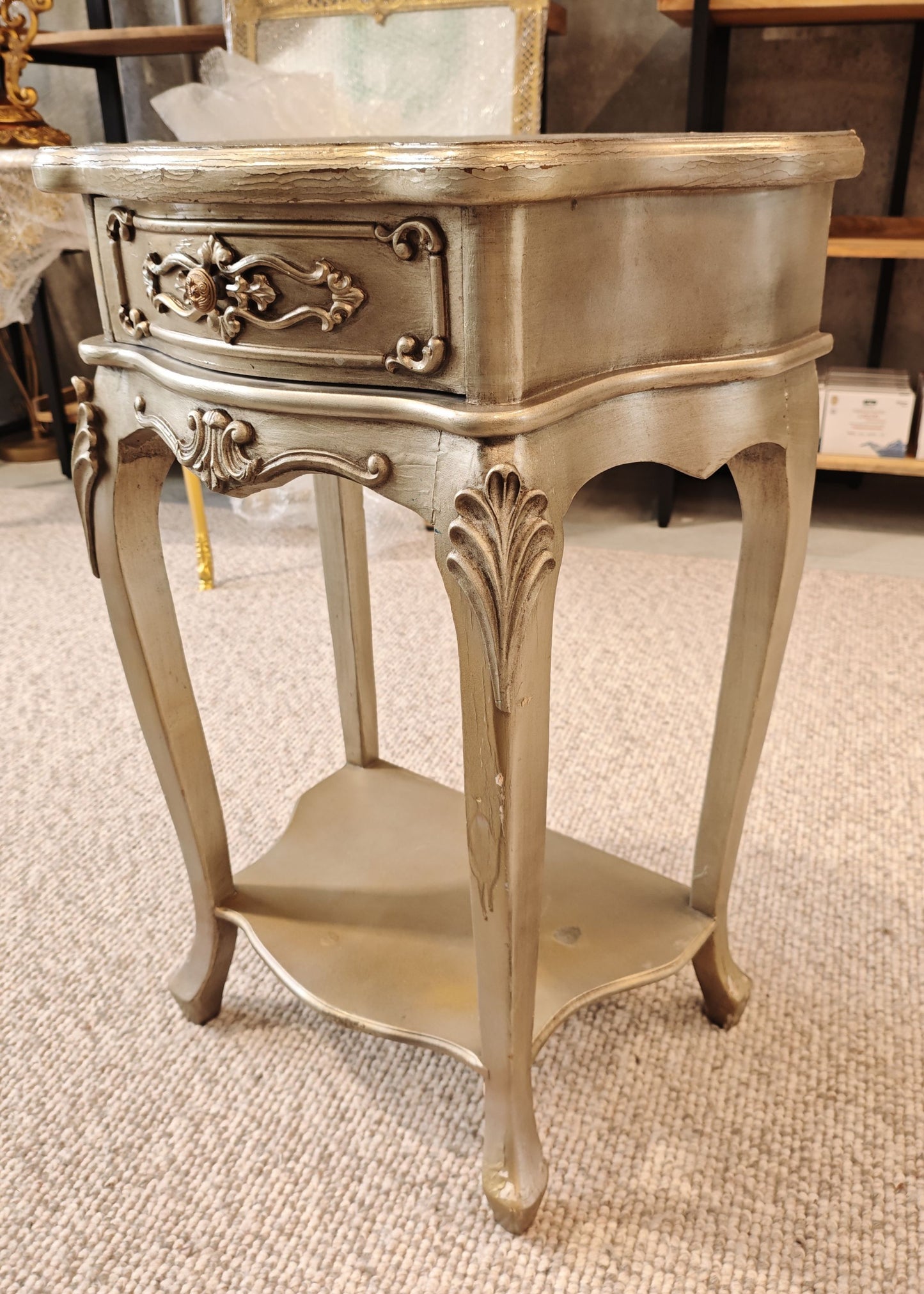 Vintage French Provincial Nightstand/Accent Table