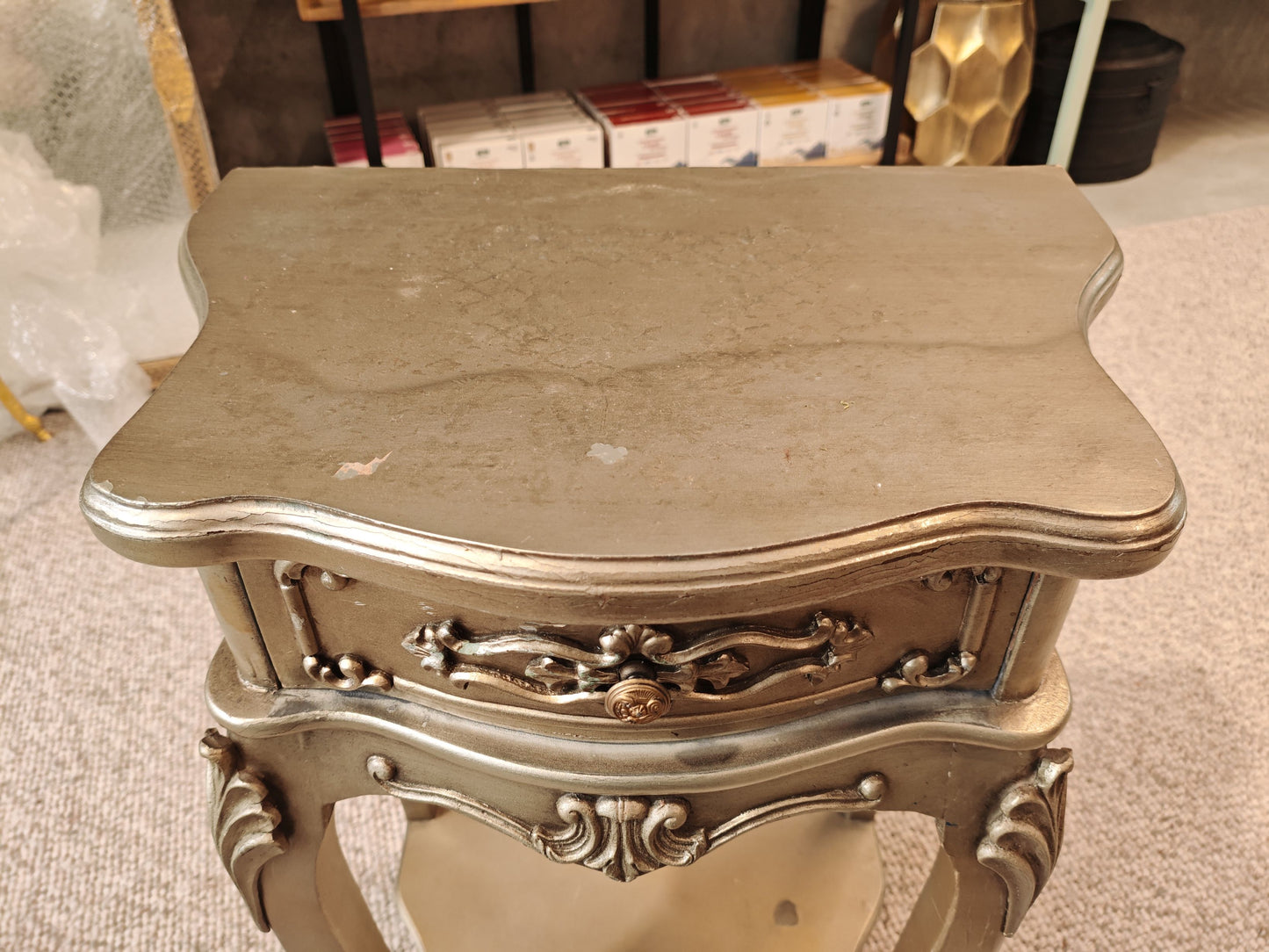 Vintage French Provincial Nightstand/Accent Table