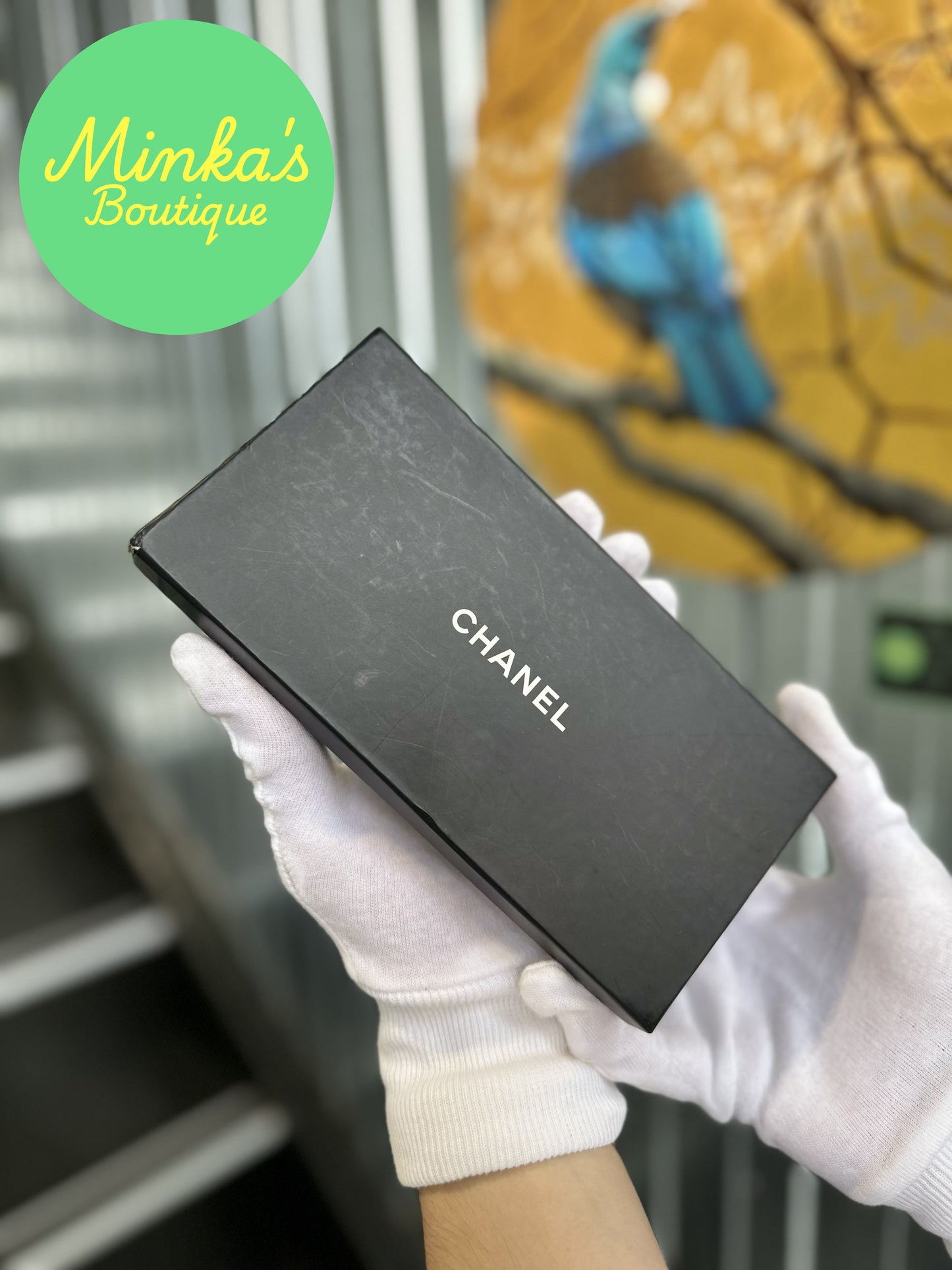 Chanel CC Caviar Glasses Case