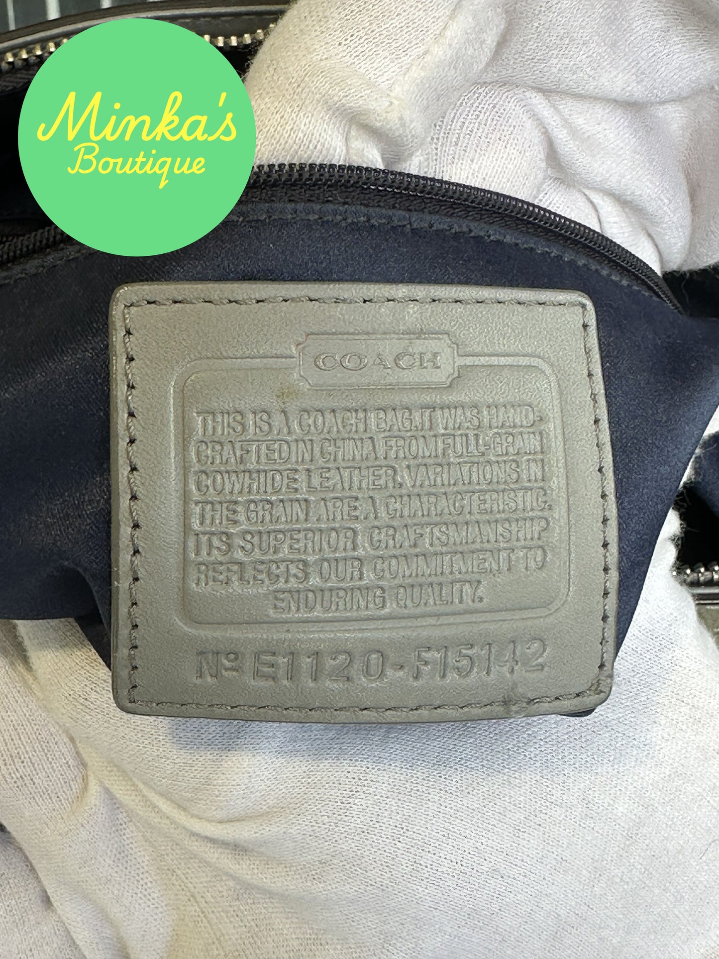 Coach Ashley Signature Patent tote
