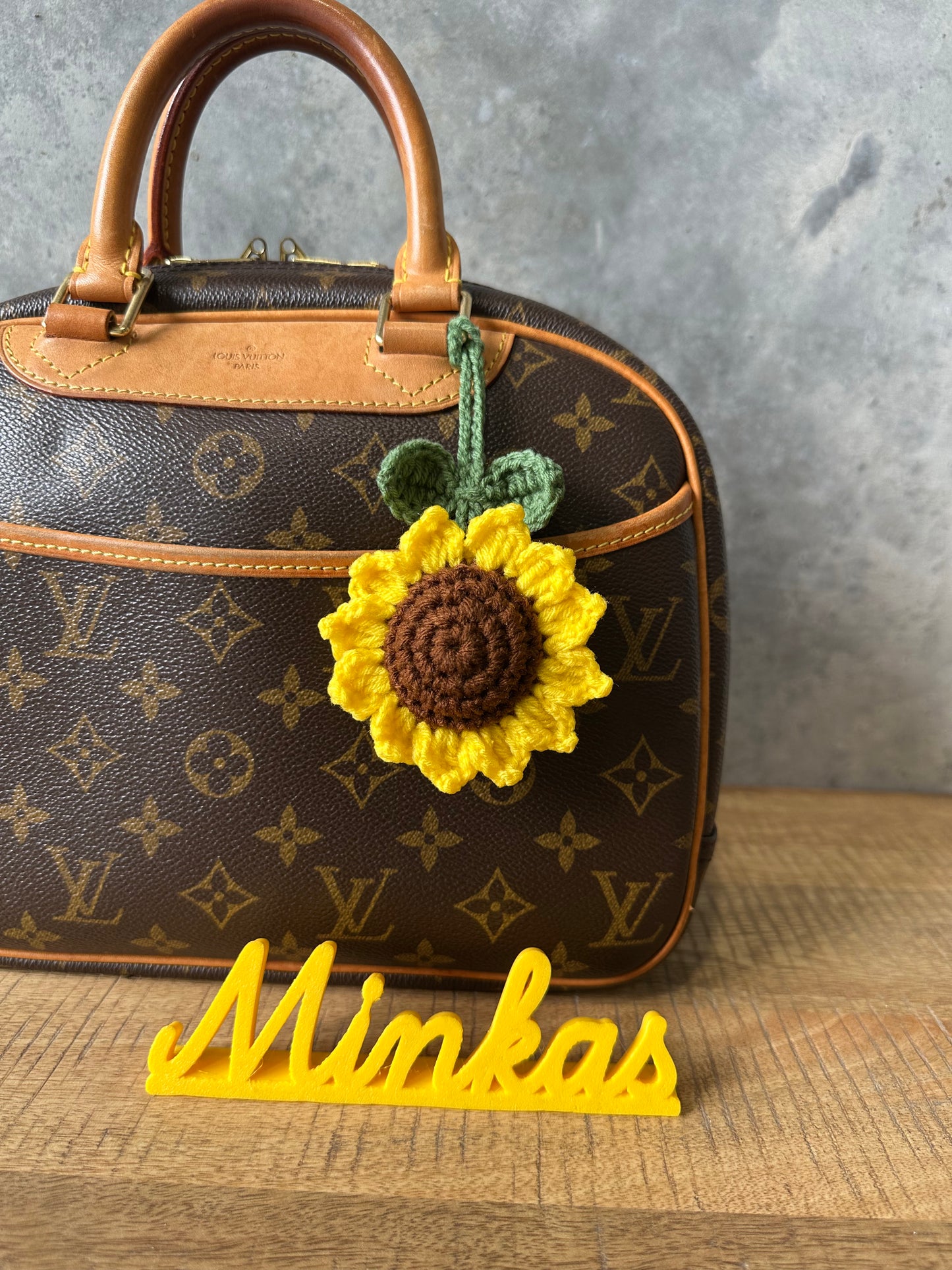 Sunflower Bag Charm