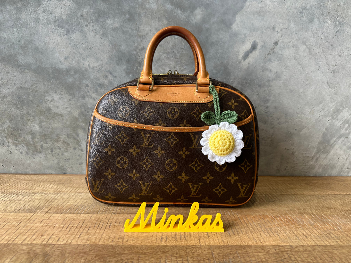 Daisy Bag Charm - Yellow