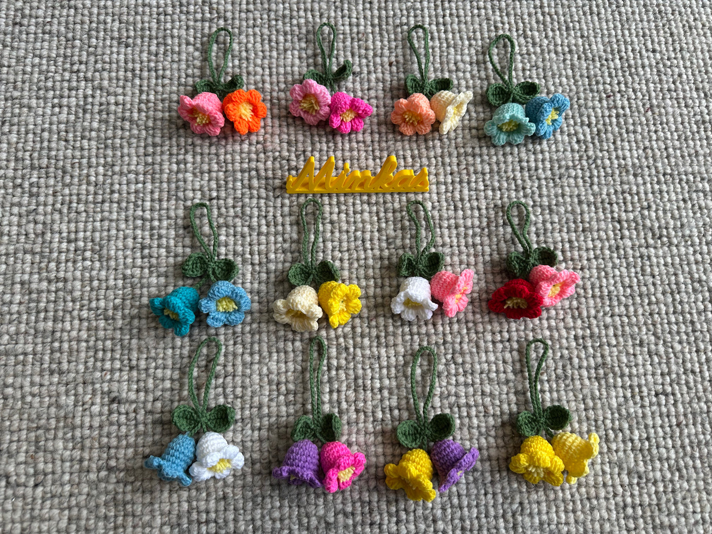 Tulip Bag Charm - Multicolour