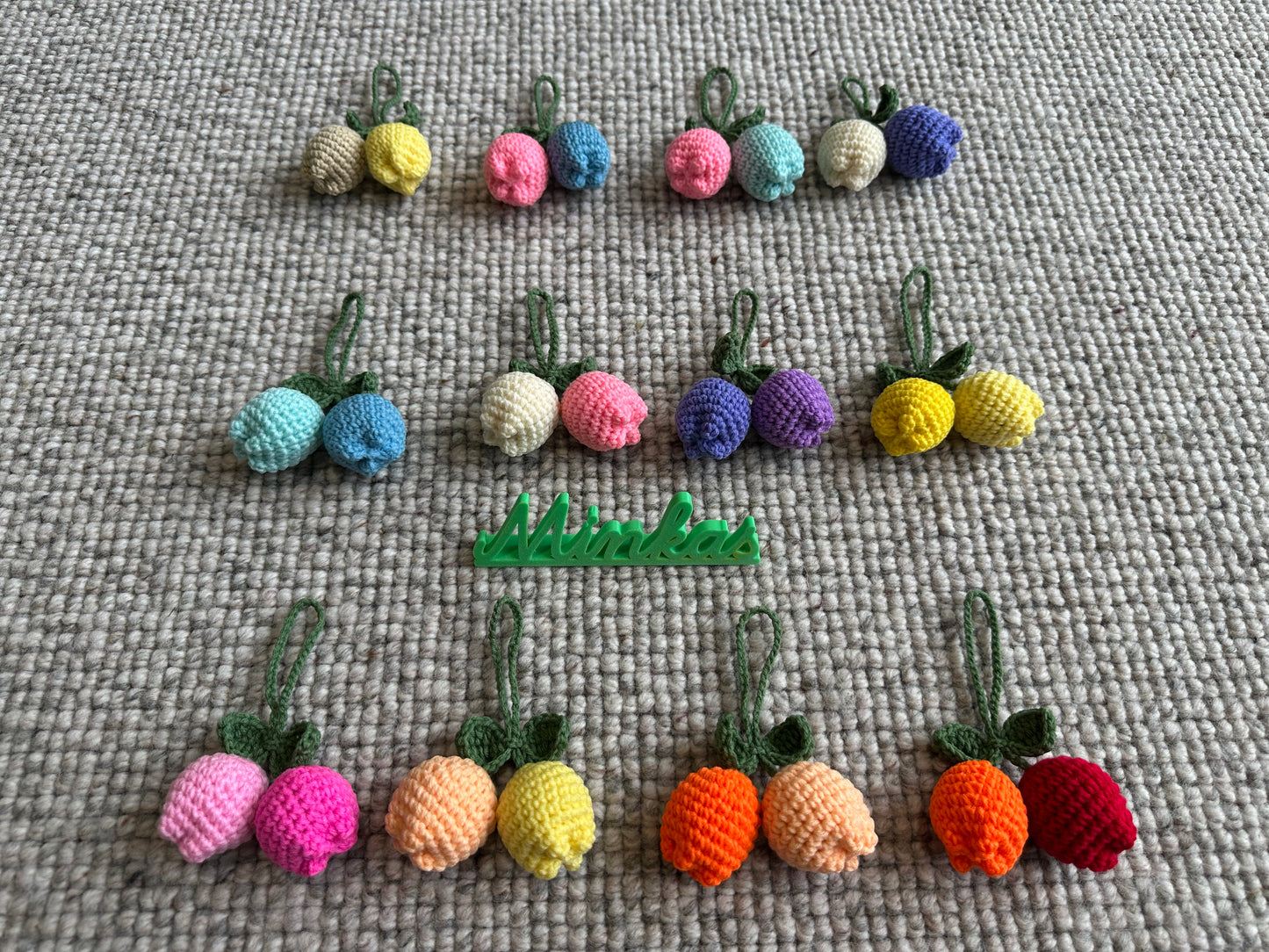 Tulip Bag Charm - Multicolour