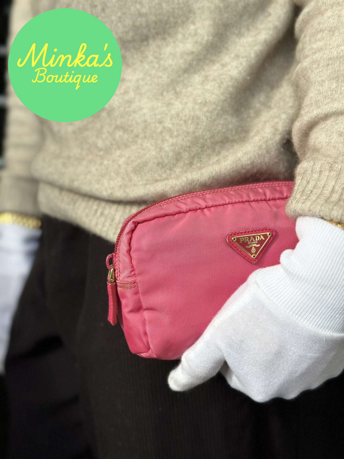 Prada Tessuto Cosmetic Pouch