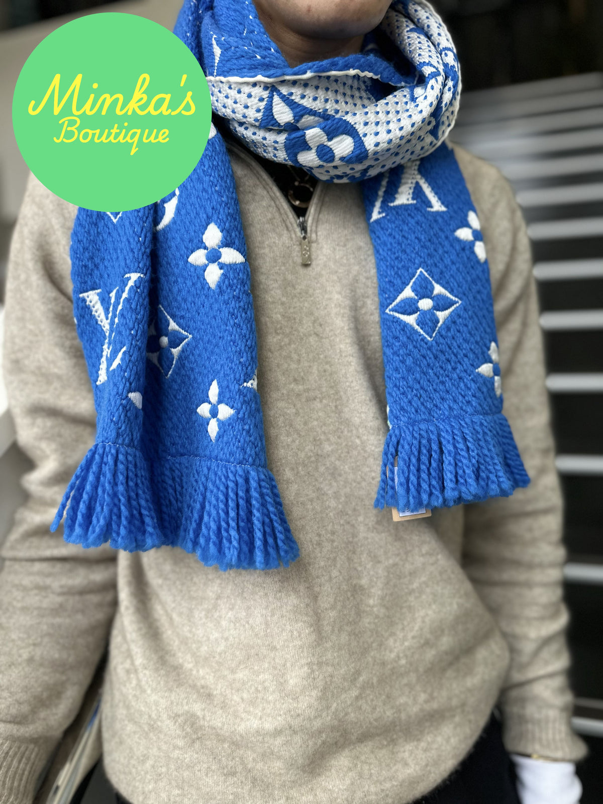 Louis Vuitton Écharpe Logomania Duo Scarf