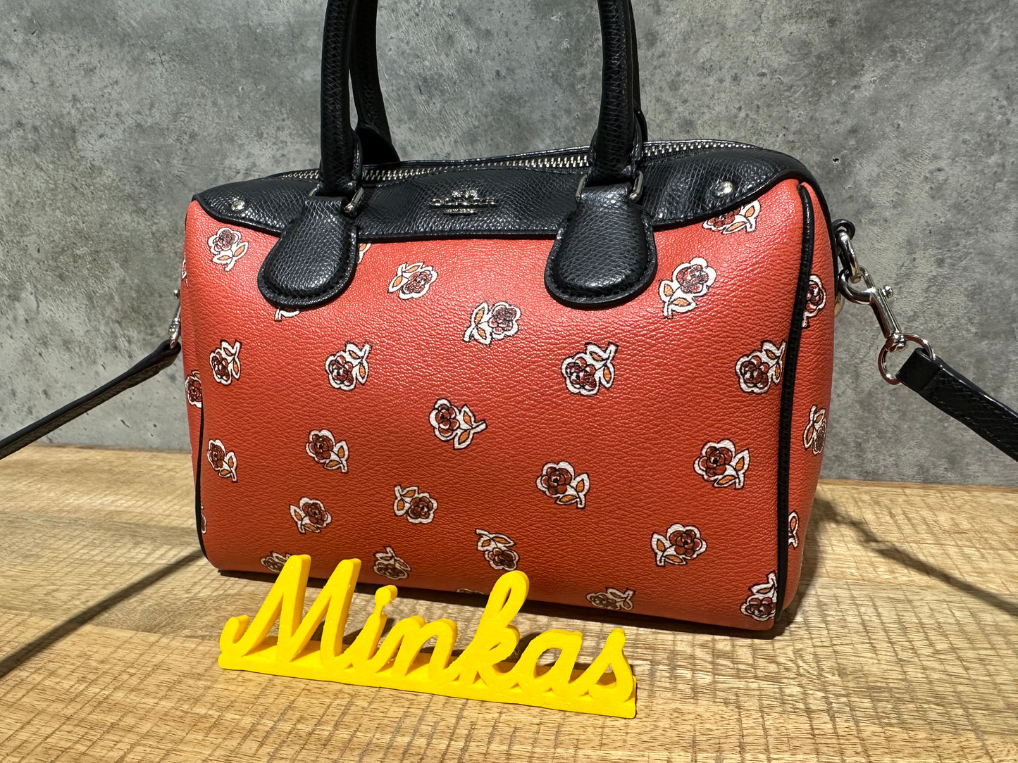 Coach Mini Bennett Satchel in Floral Print