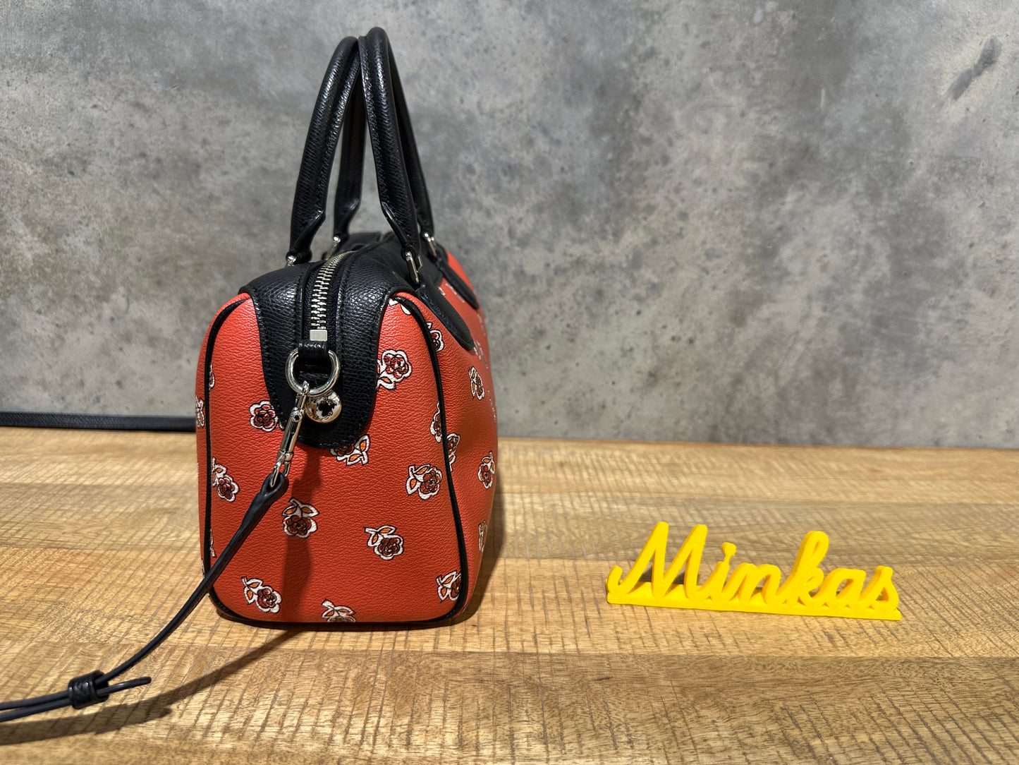 Coach Mini Bennett Satchel in Floral Print