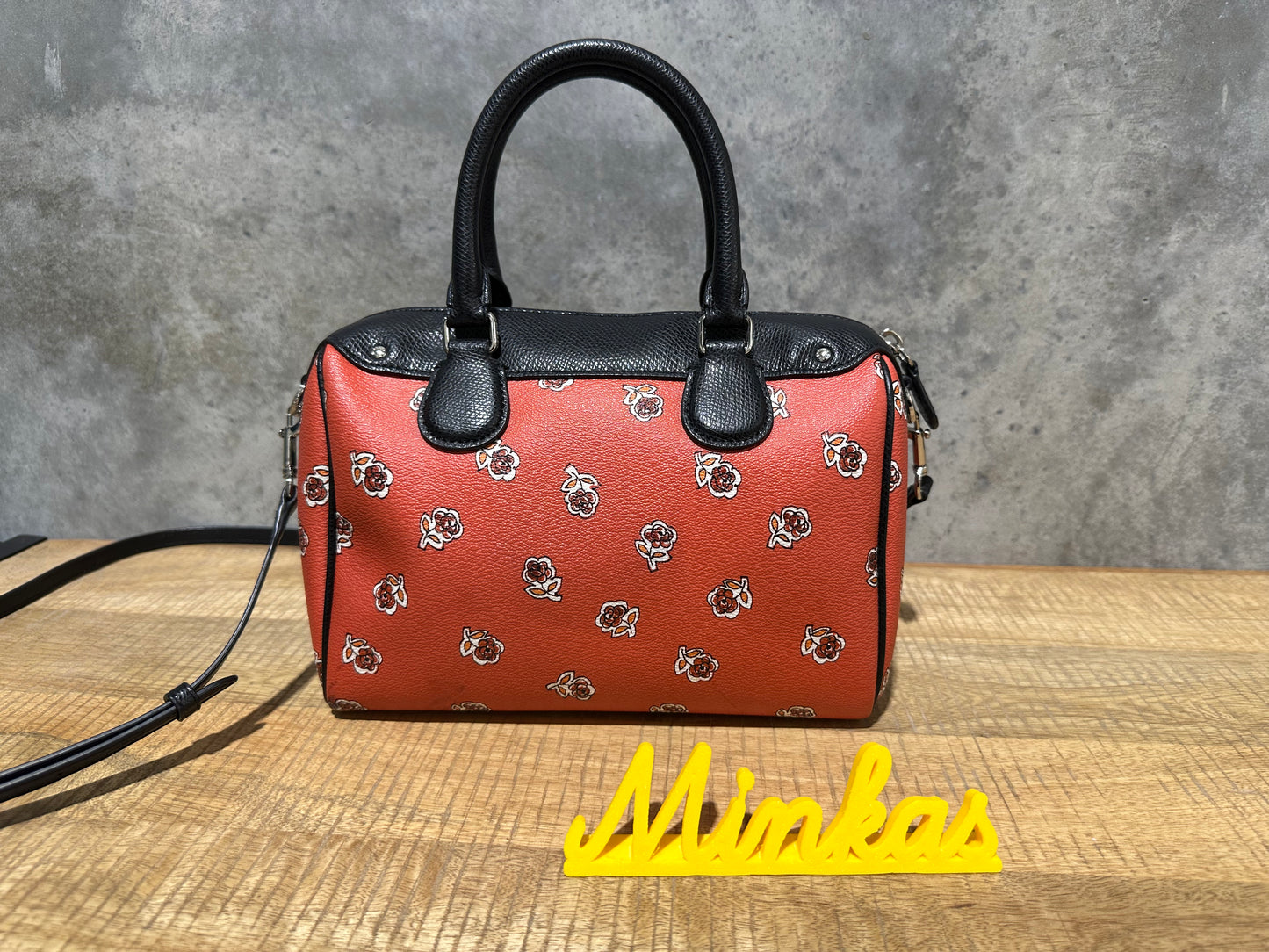 Coach Mini Bennett Satchel in Floral Print