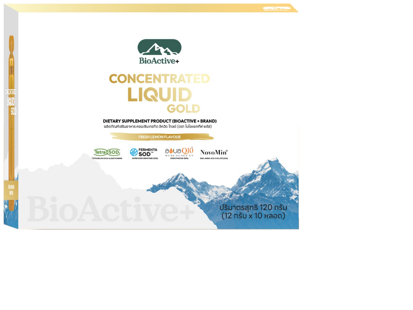 BioActive+ Concentrated Liquid Gold Drink - Fresh Lemon