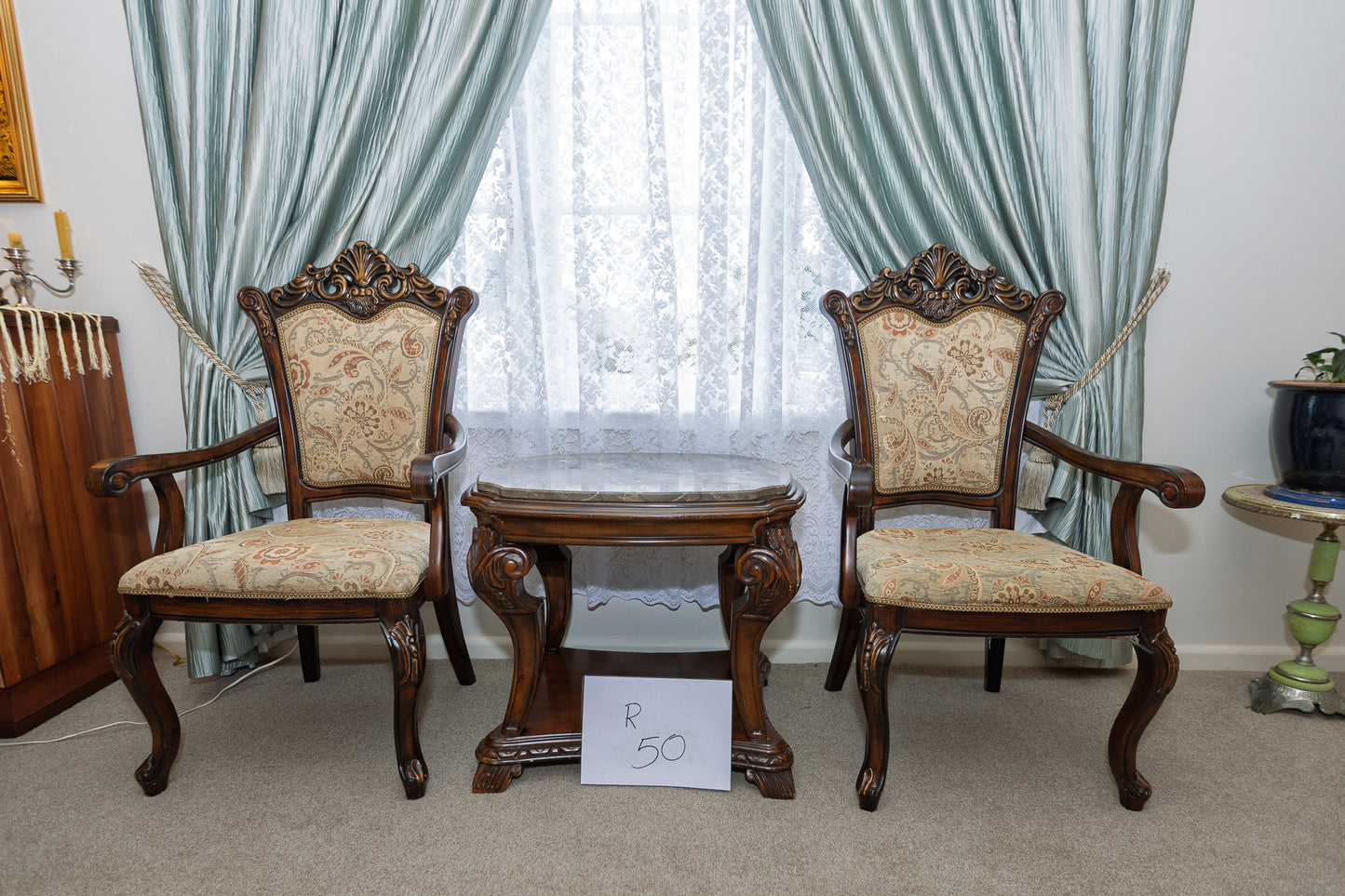 Exquisite 3-Piece Luxury Furniture Set