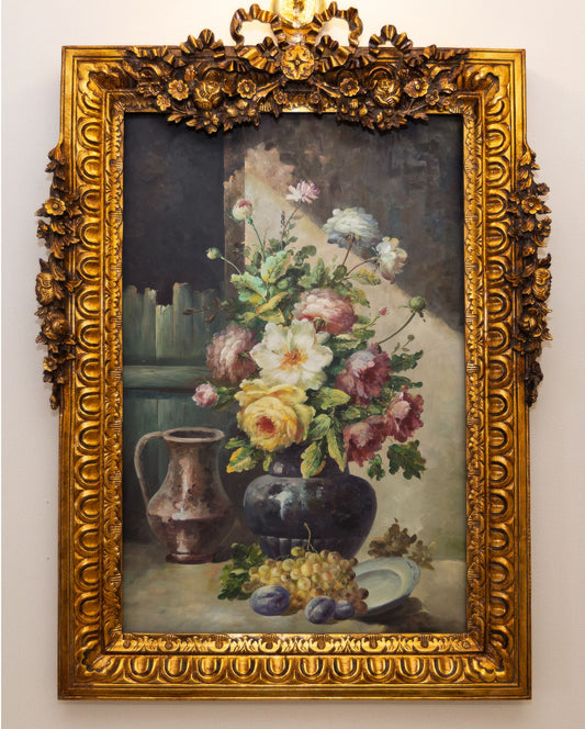 Still Life Bouquet Of Flowers Oil Painting