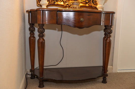 Elegant Vintage Mahogany Console Table