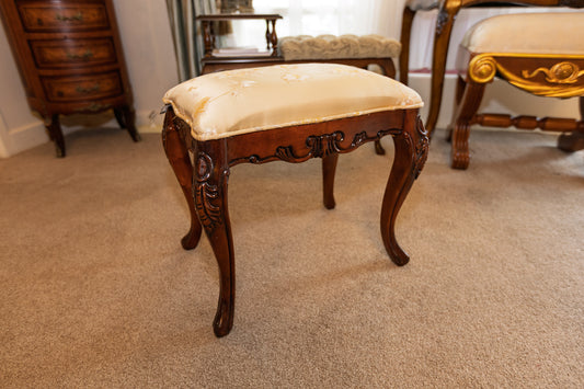 Elegant French Provincial Style Stool