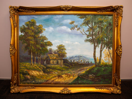 Rural Landscape Oil Painting