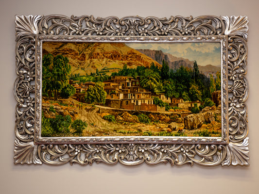 Mountain Village Tapestry