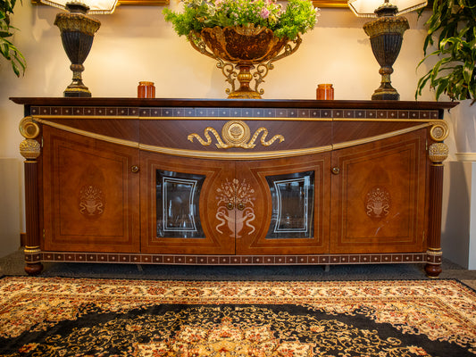 Ornate Long Sideboard Cabinet