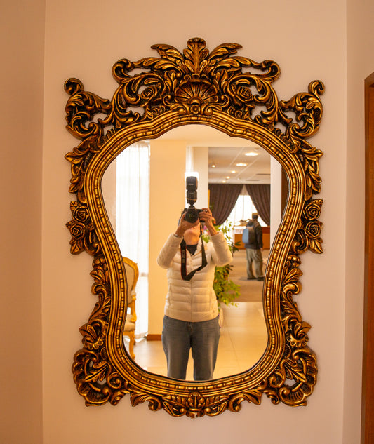 Golden Majestic Royal Wall Mirror