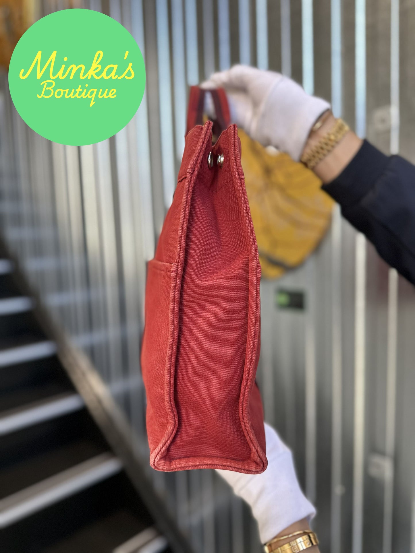 Hermès Red Foure Tout Tote