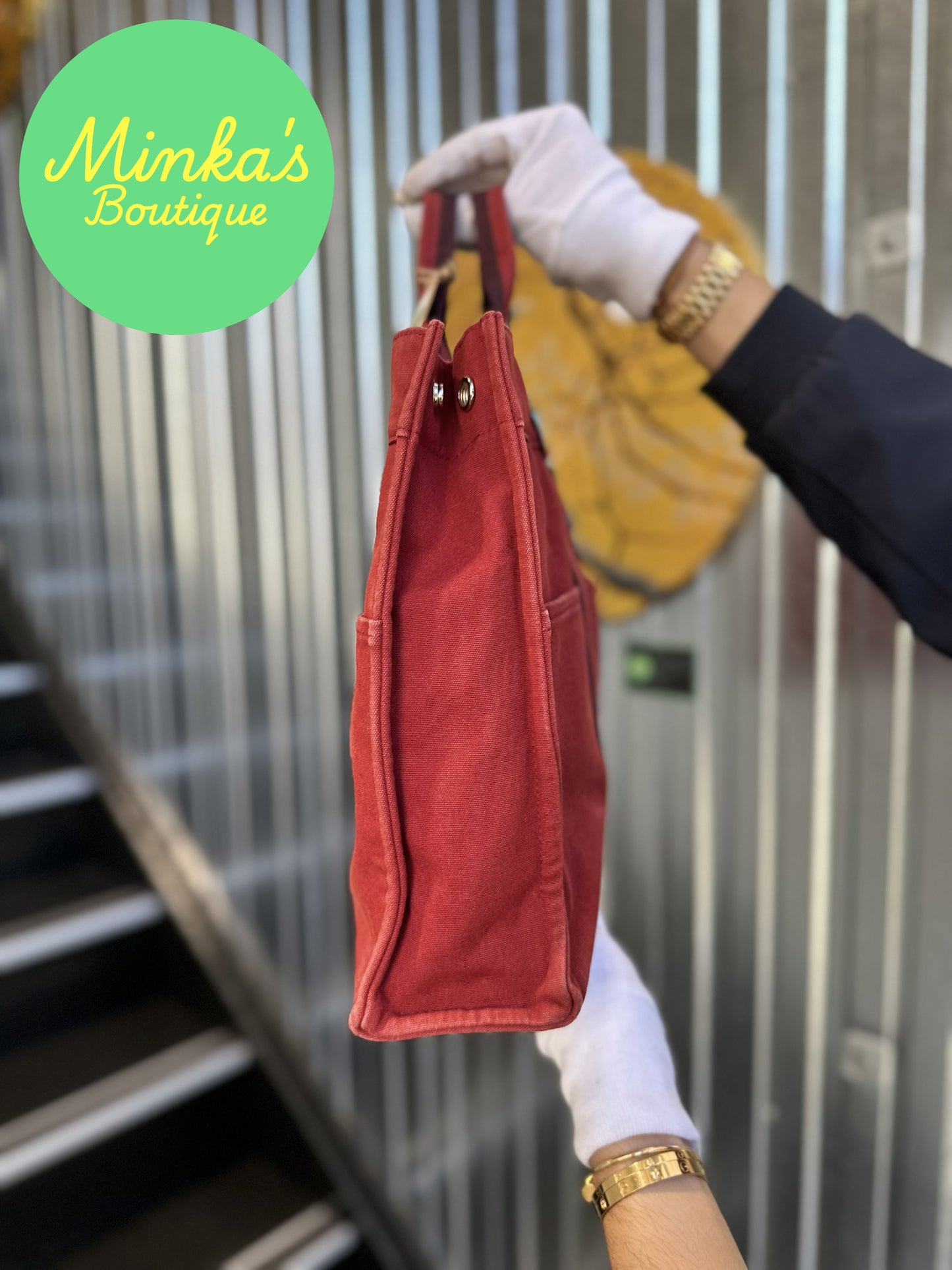 Hermès Red Foure Tout Tote