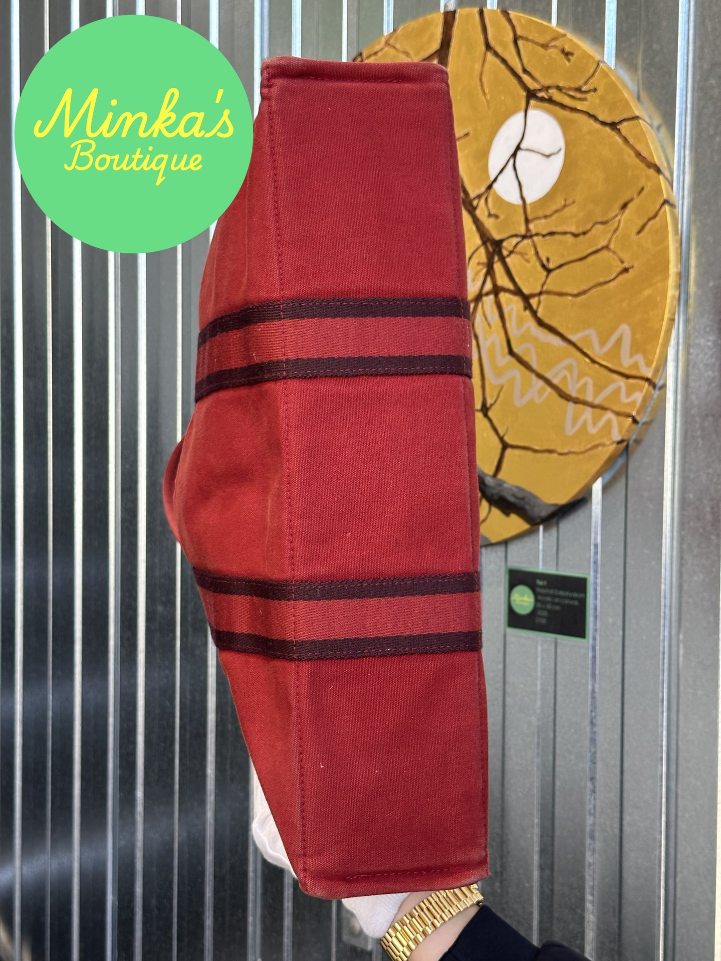 Hermès Red Foure Tout Tote