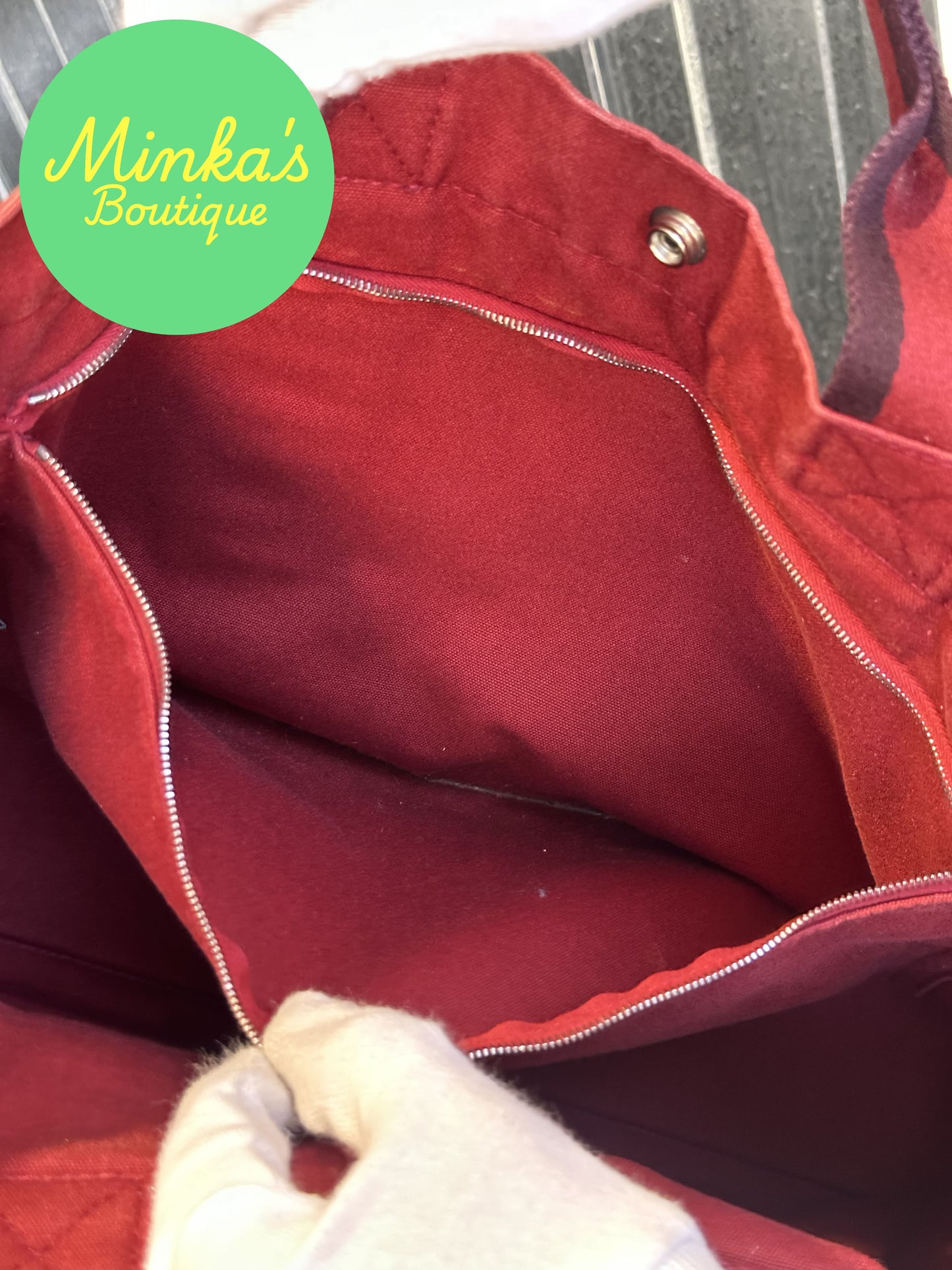 Hermès Red Foure Tout Tote