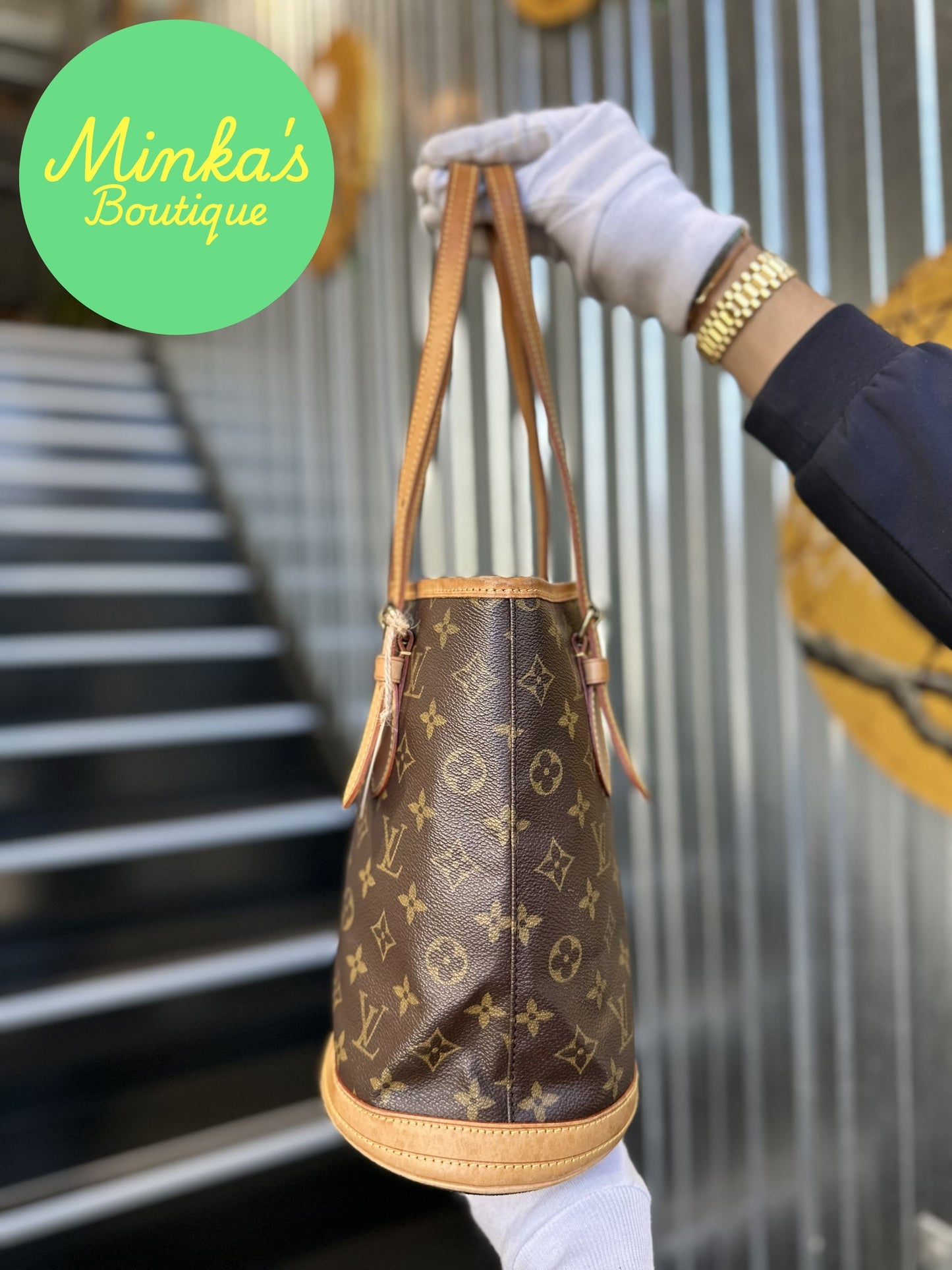 Louis Vuitton Petit Bucket Bag