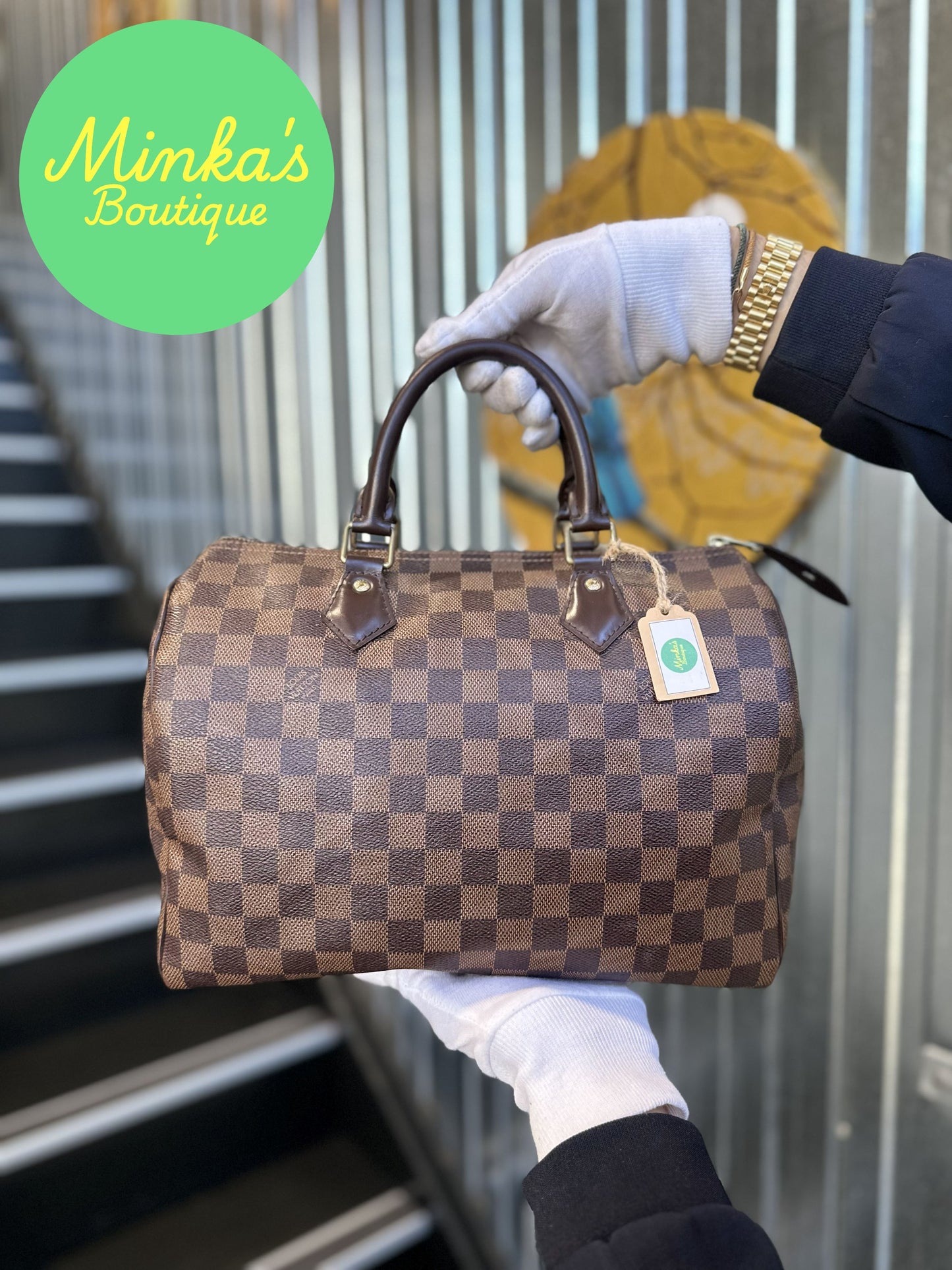 Louis Vuitton Speedy 30 Damier Ebene