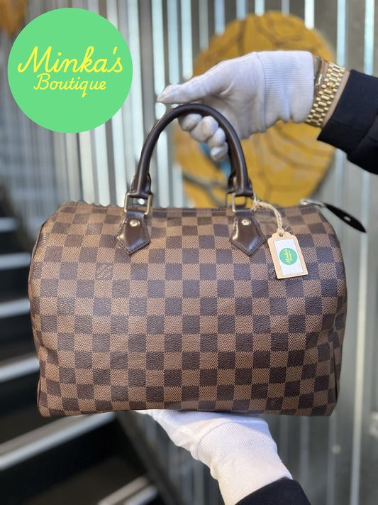 Louis Vuitton Speedy 30 Damier Ebene