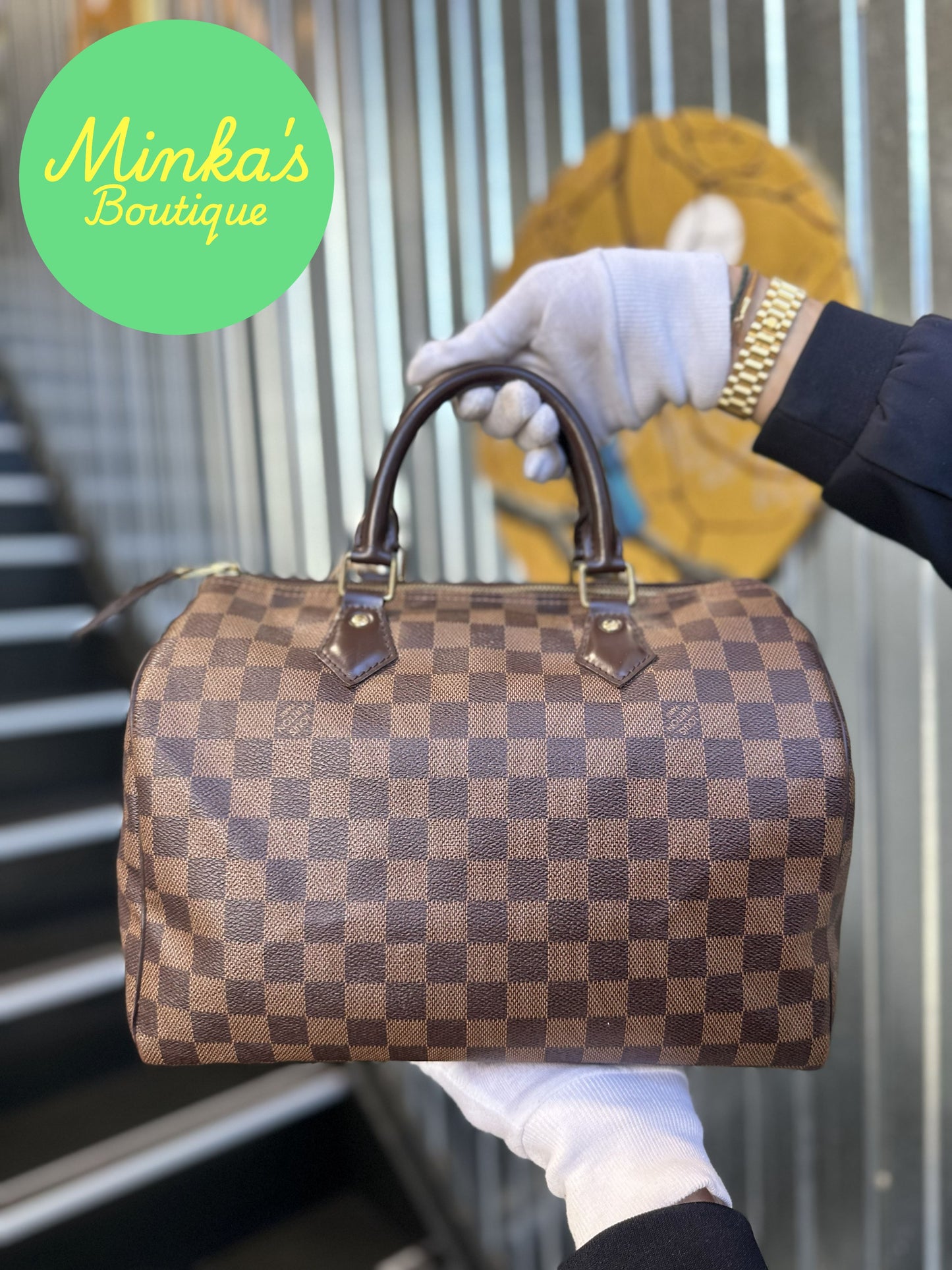 Louis Vuitton Speedy 30 Damier Ebene