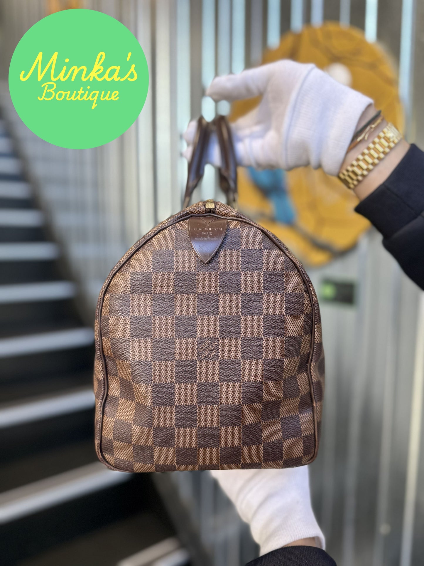 Louis Vuitton Speedy 30 Damier Ebene