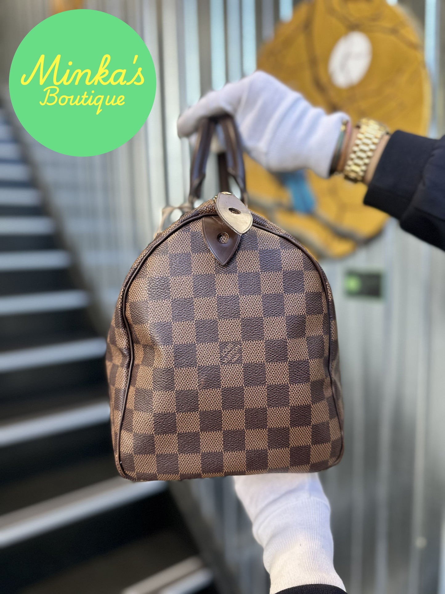 Louis Vuitton Speedy 30 Damier Ebene