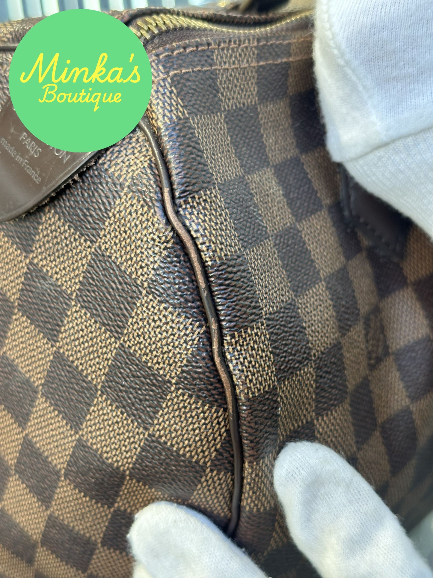 Louis Vuitton Speedy 30 Damier Ebene