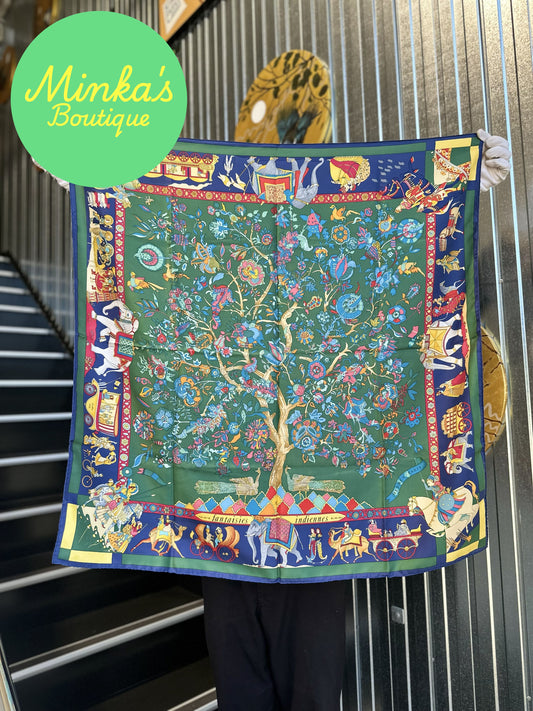 Hermès Fantaisies Indiennes 90cm Silk Scarf