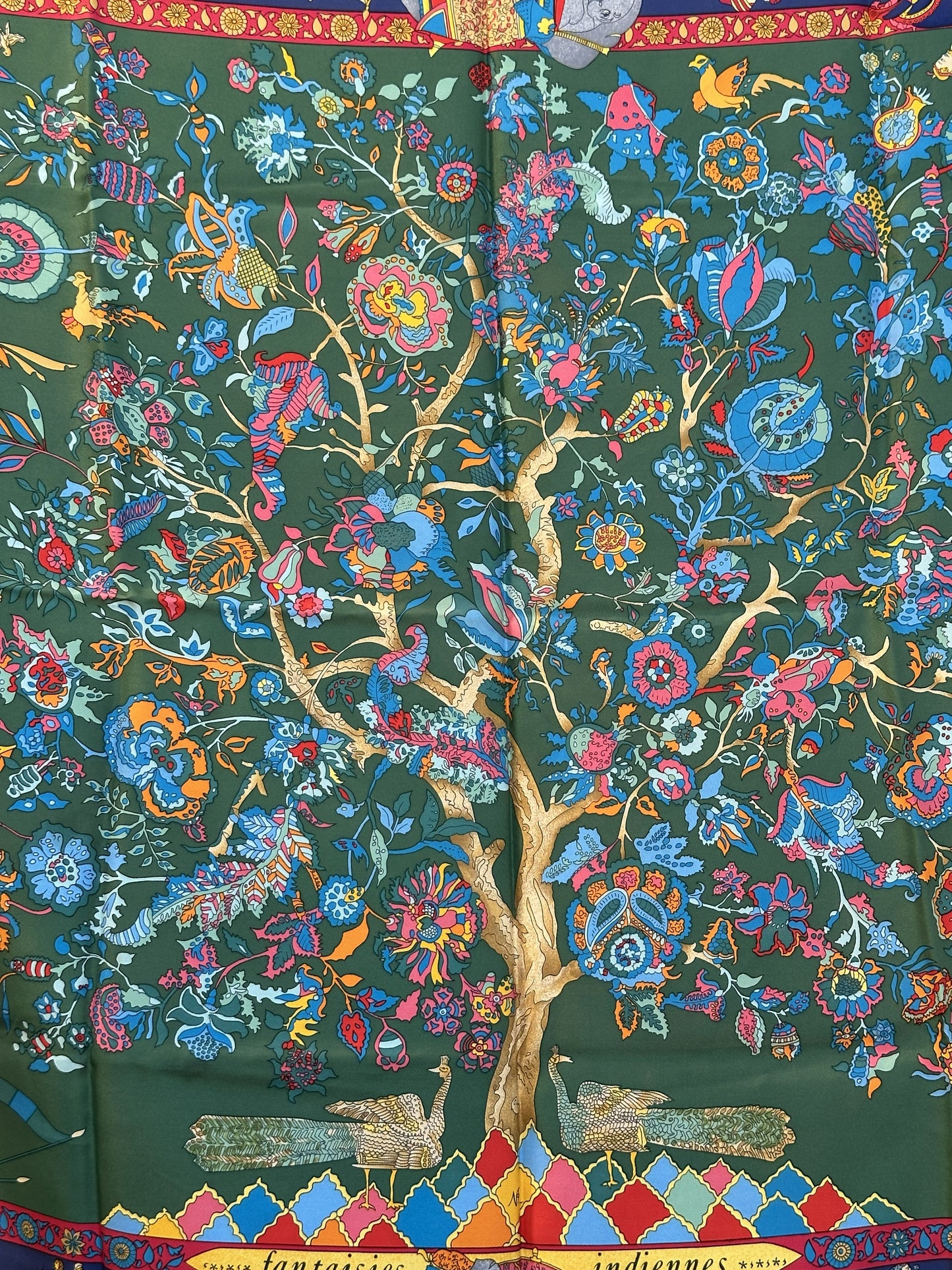 Hermès Fantaisies Indiennes 90cm Silk Scarf