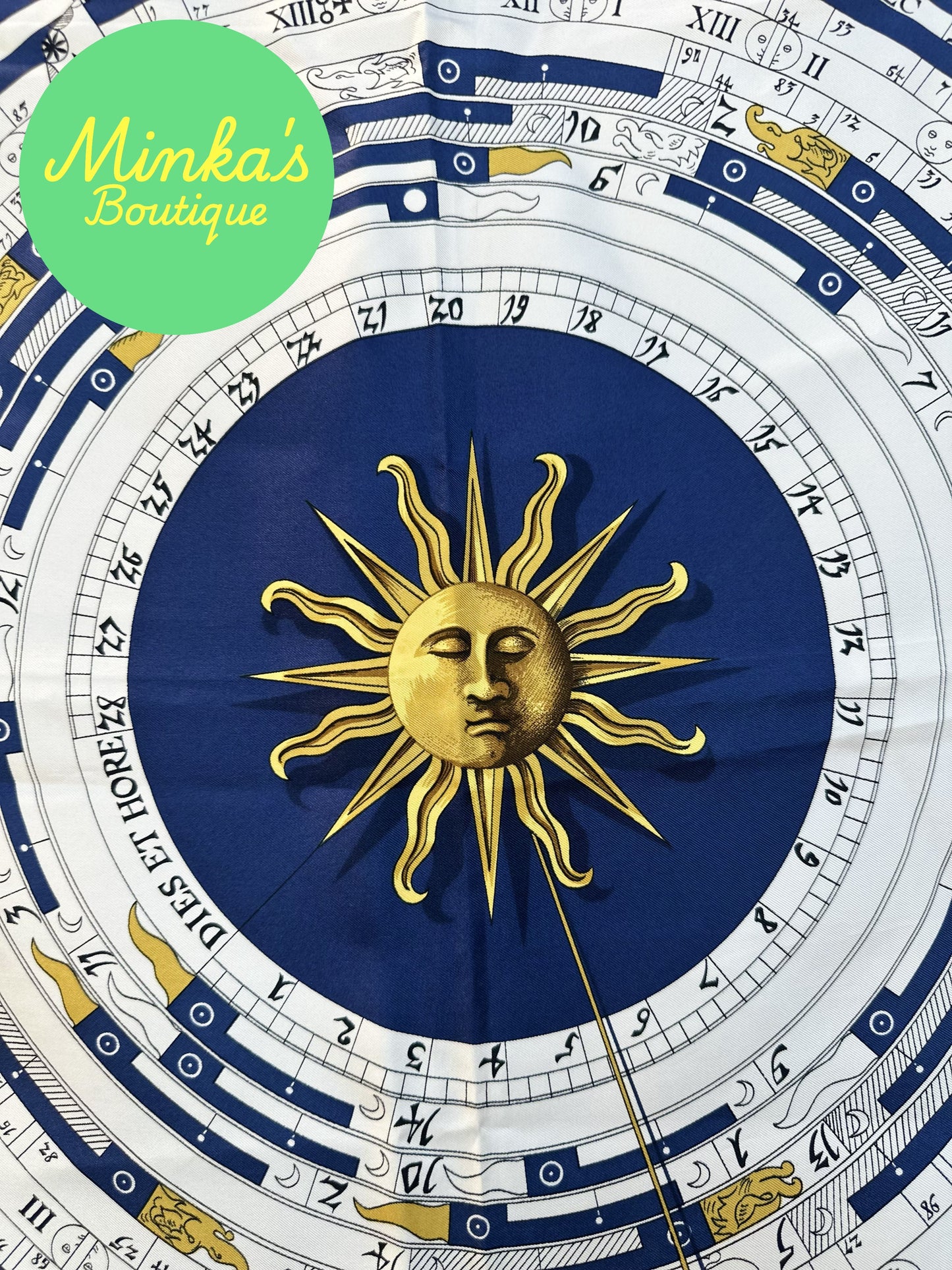 Hermès Astrologie – Dies et Hore 90cm Silk Scarf