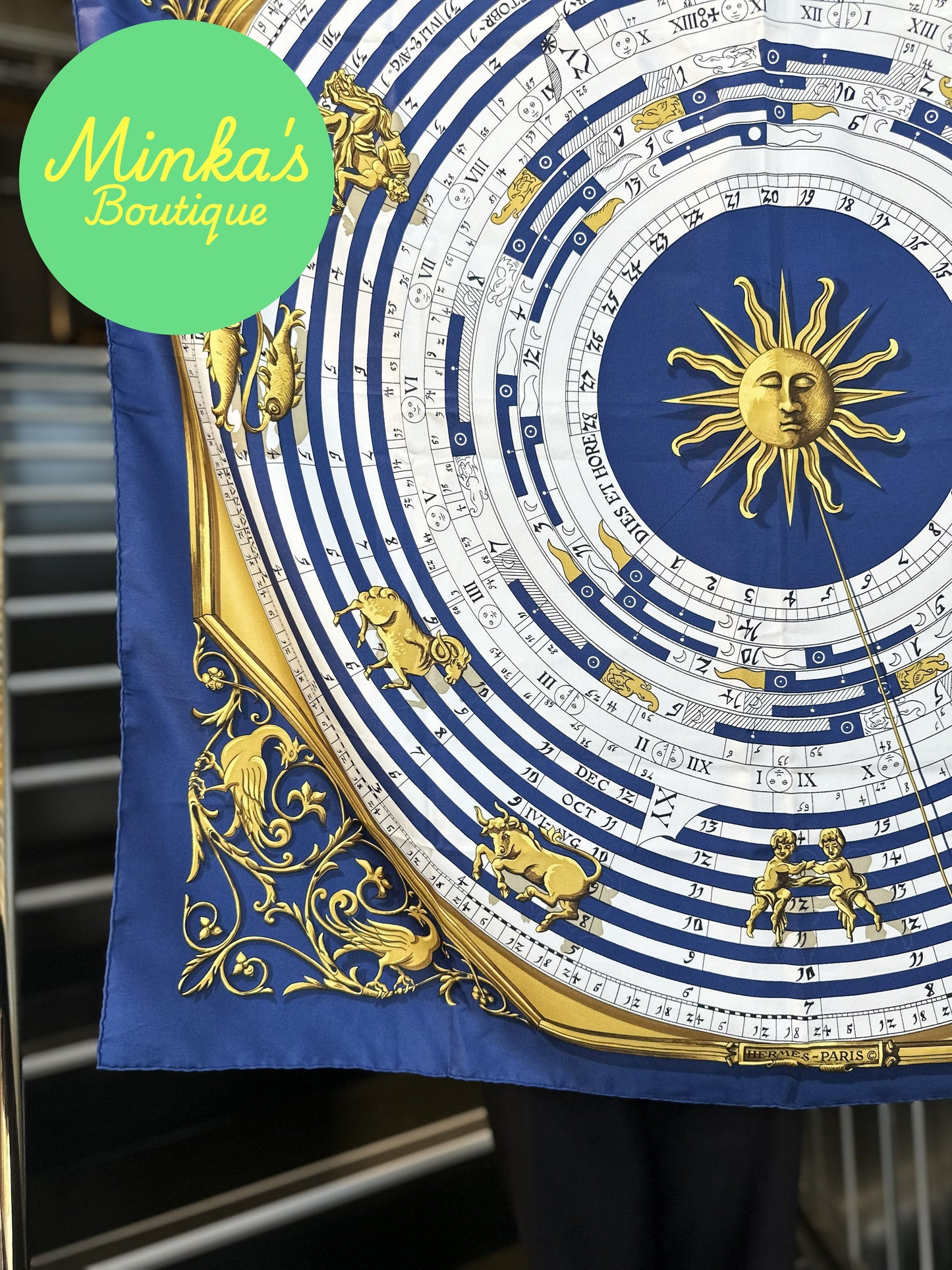 Hermès Astrologie – Dies et Hore 90cm Silk Scarf